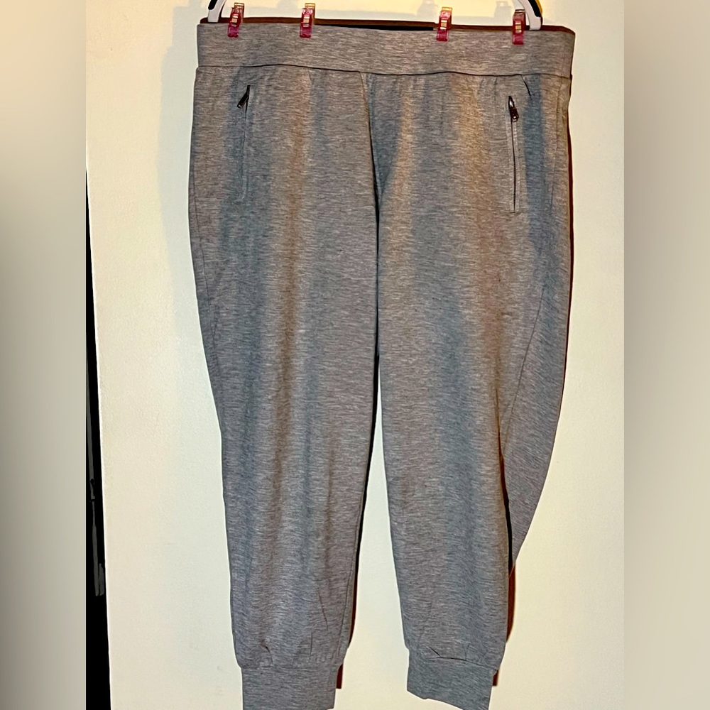 Torrid Sz 1 pants. NWOT light grey zippered pockets